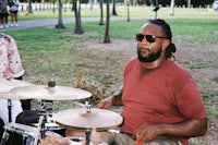 Yogi on the drums